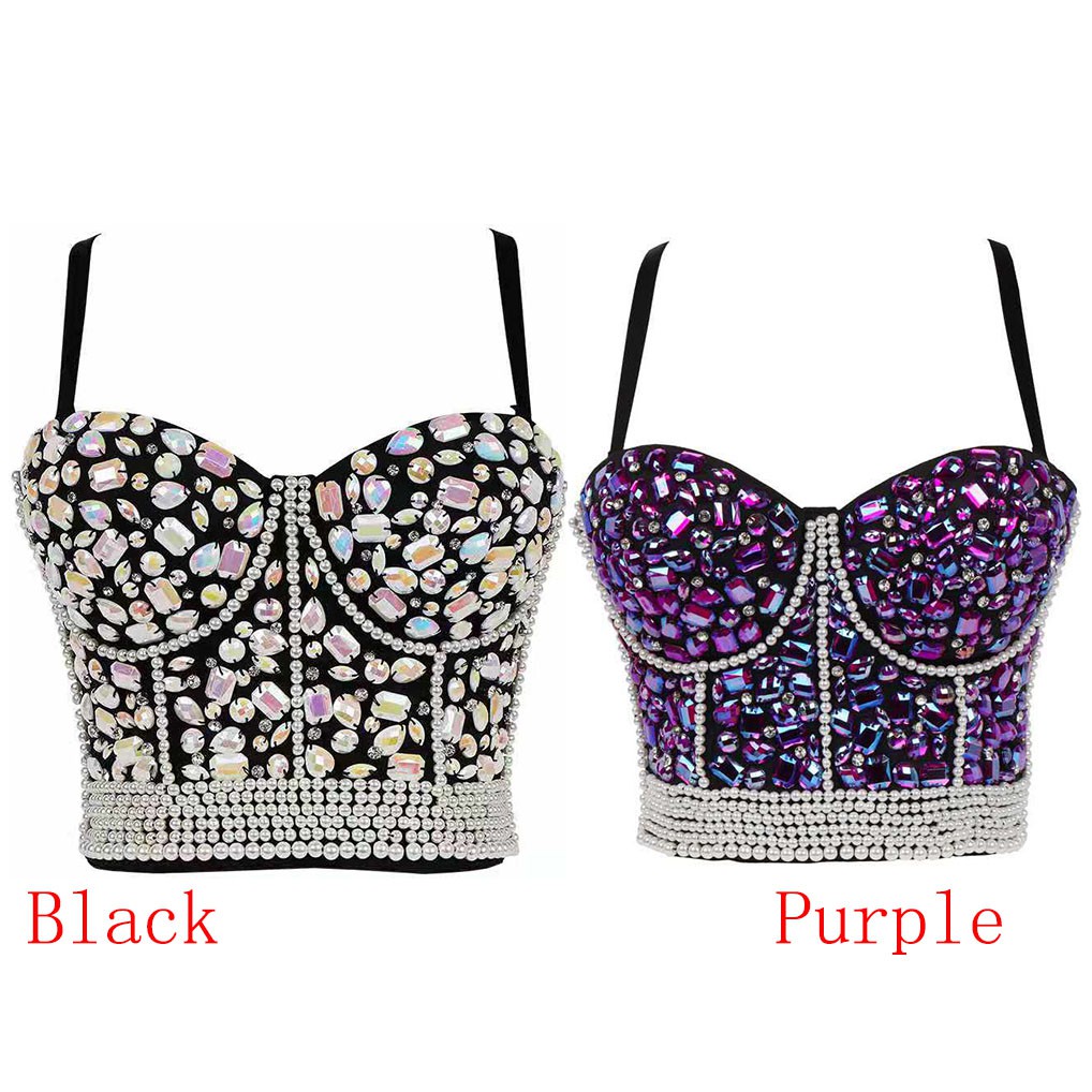 Áo bra đính đá lấp lánh sexy cho nữ