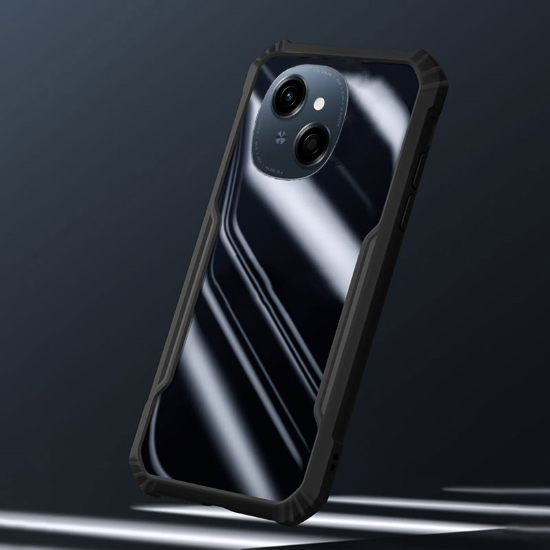 For Tecno Spark Go 1 Case Transparent Clear Air Protector Soft Frame Hard Shockproof Armor For ( Tecno Spark Go 1 ) Back cover Phone Cases.