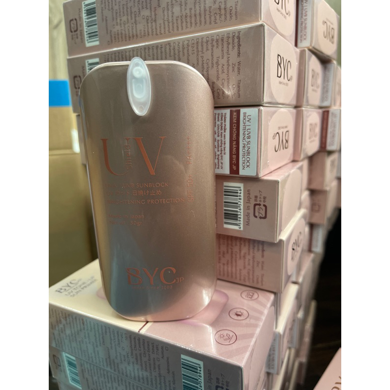 kem chống nắng BYC nhập Nhật jp spf 50+\ PA ++++
