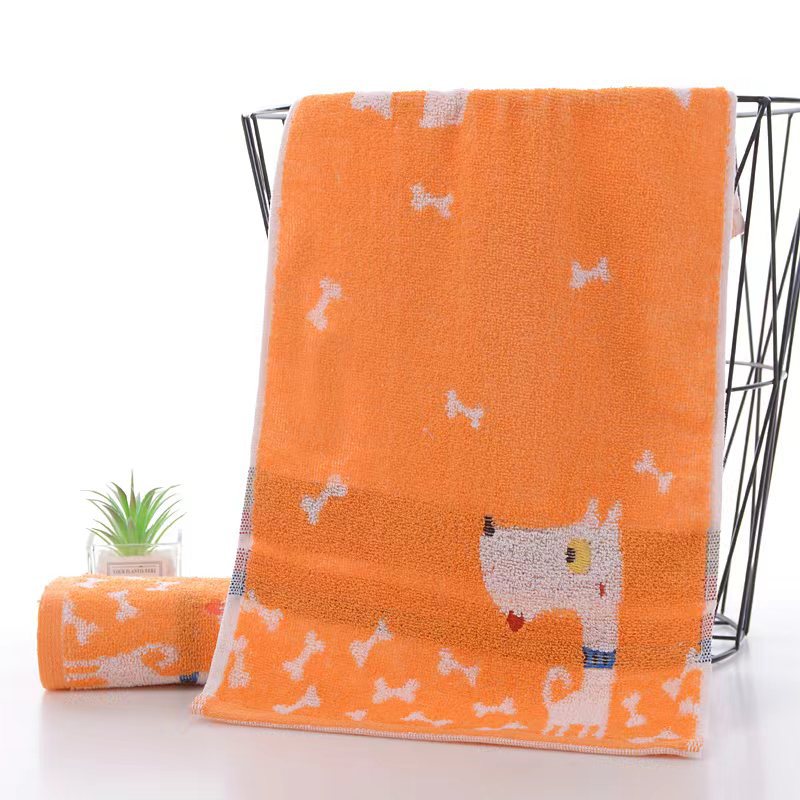 PVN62046 Khăn mặt cotton hình thú 25x50cm