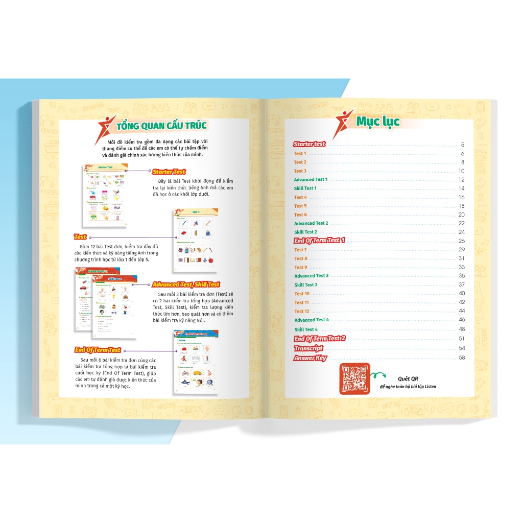 Sách Super Test - Đề kiểm tra nhanh Tiếng Anh Lớp 2