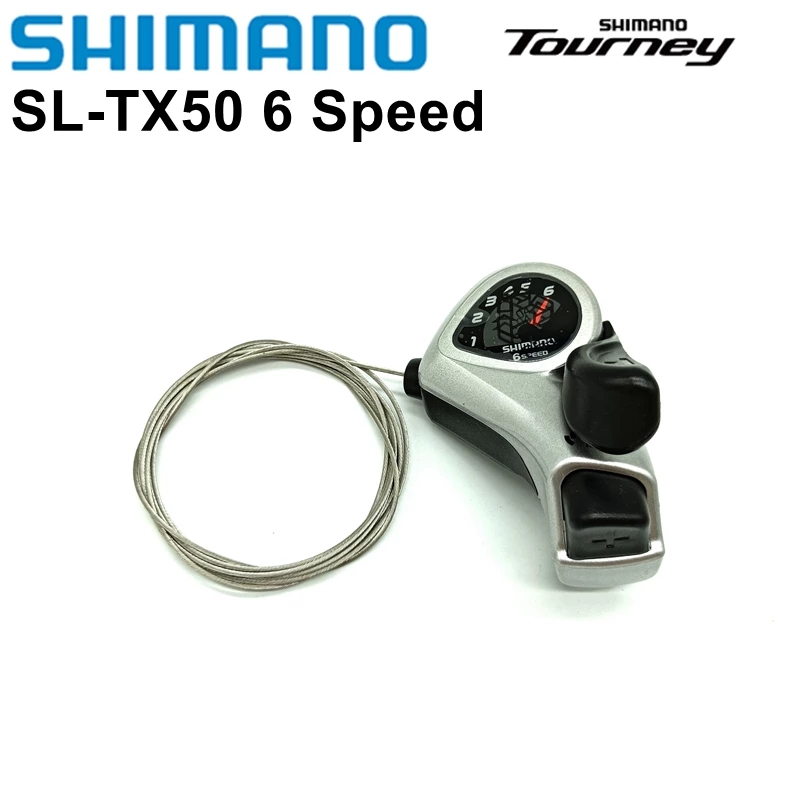 Shimano Tourney SLTX50 Shift Lever 3x6s 3x7s 3v 6v 7v 18/21 Speed TX50 Shifters Gear Cable SL