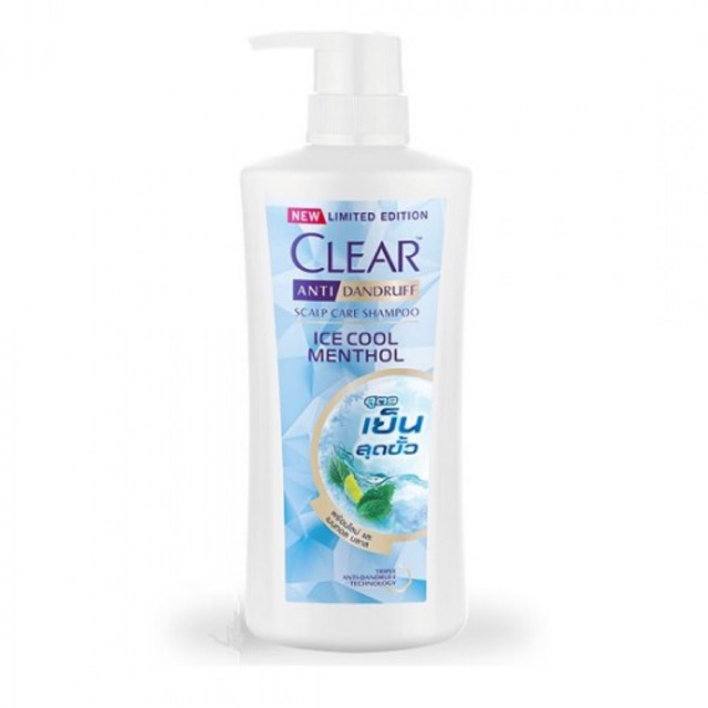 [HCM]Combo 2 Chai Dầu Gội Sạch Gàu Bạc Hà Clear Thái Lan