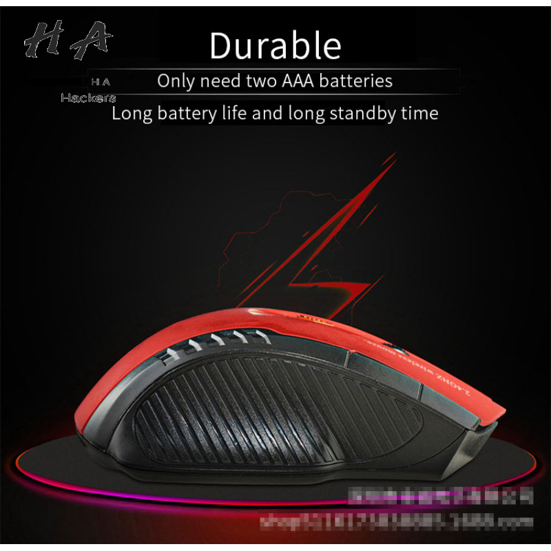 2.4G Wireless Optical Gaming Mouse Low Consumption Ergonomics Portable Wireless Mouse