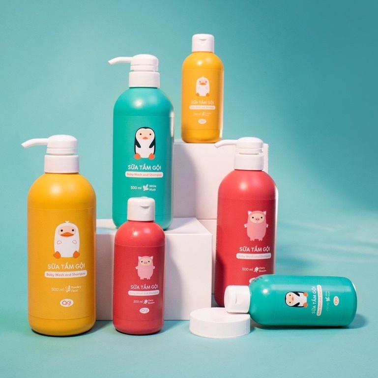 [CHÍNH HÃNG]SỮA TẮM GỘI AGI CHO BÉ /500ML