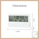 4 Living Digital Clock Table Clock Desktop Clock Jam Meja Digital Jam Digital Cuaca Alarm Clock Table Smart Clock时钟. 