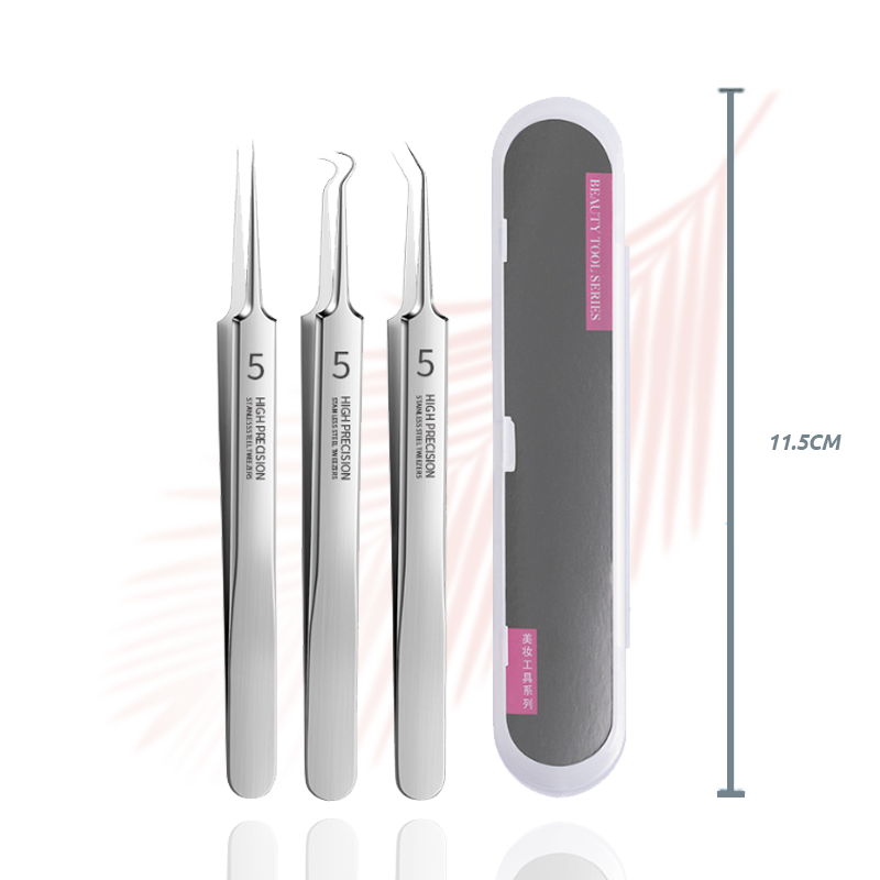 Derf 3 Pcs/set Stainless Steel Acne Clip Acne Needle Blackhead Needle Acne Removal Beauty Tools Acne Needle Set