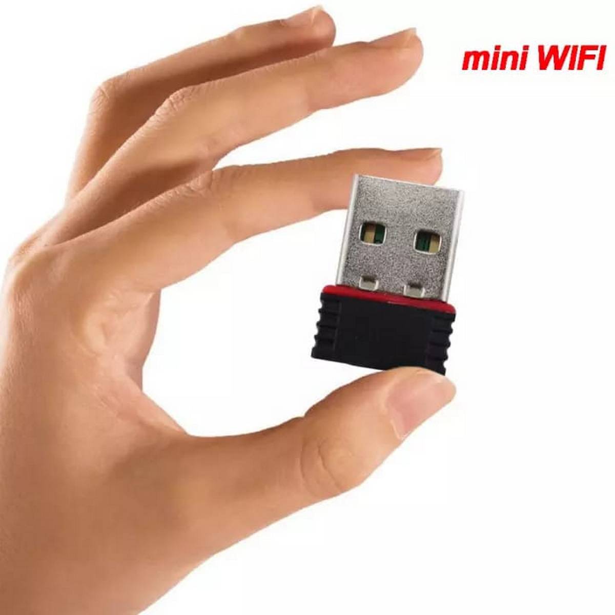 ALFA Mini Wireless USB WiFi Adapter - 2.4GHz WLAN Network Card - 802.11n/g/b 150Mbps High-Speed WiFi Receiver - Compact Wireless Dongle for Laptop, PC, Windows XP/7/8/10/11 - Stable Internet Connection