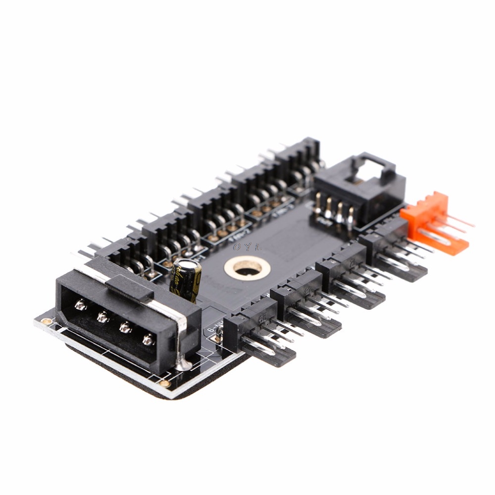【0ddf02d4】EVA Double-sided IDE Molex To Way PWM Cooling Fan Hub 4-Pin ...