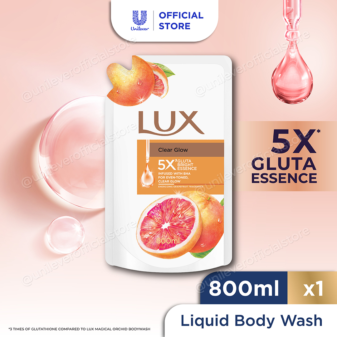 Lux 5X Gluta Essence Body Wash Refill 800ml | Lazada Singapore