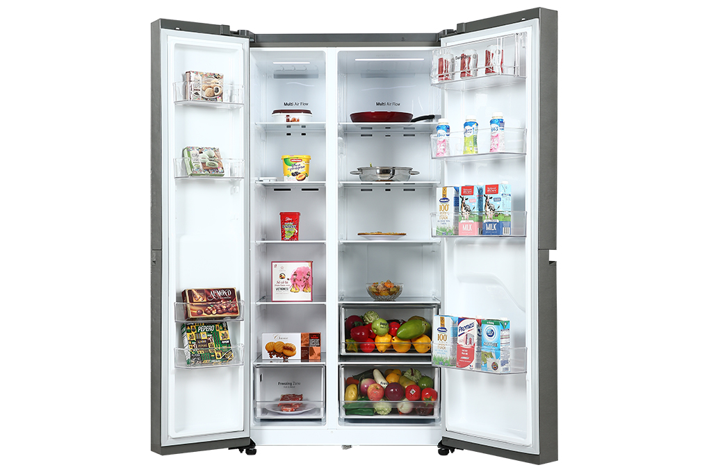 Tủ lạnh LG Inverter 649 Lít GR-B257JDS Mới 2022 Làm lạnh đa chiều, Bảo hành 24 tháng - giao hàng...
