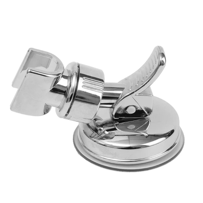 No Punching Adjustable Shower Head Bracket Bathroom Powerful Vacuum Suction Cup Shower Rack Bathroom Accessories