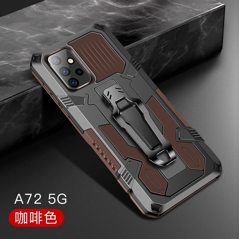 Aweisuan High Quality S23 Ultra Belt Clip Case Back Panel for Samsung Galaxy A52s 5G M23 A04S A13 A14 A72 A53 A03 A23 04 A 12 13 52 s 23 A34 A54 Cover. 