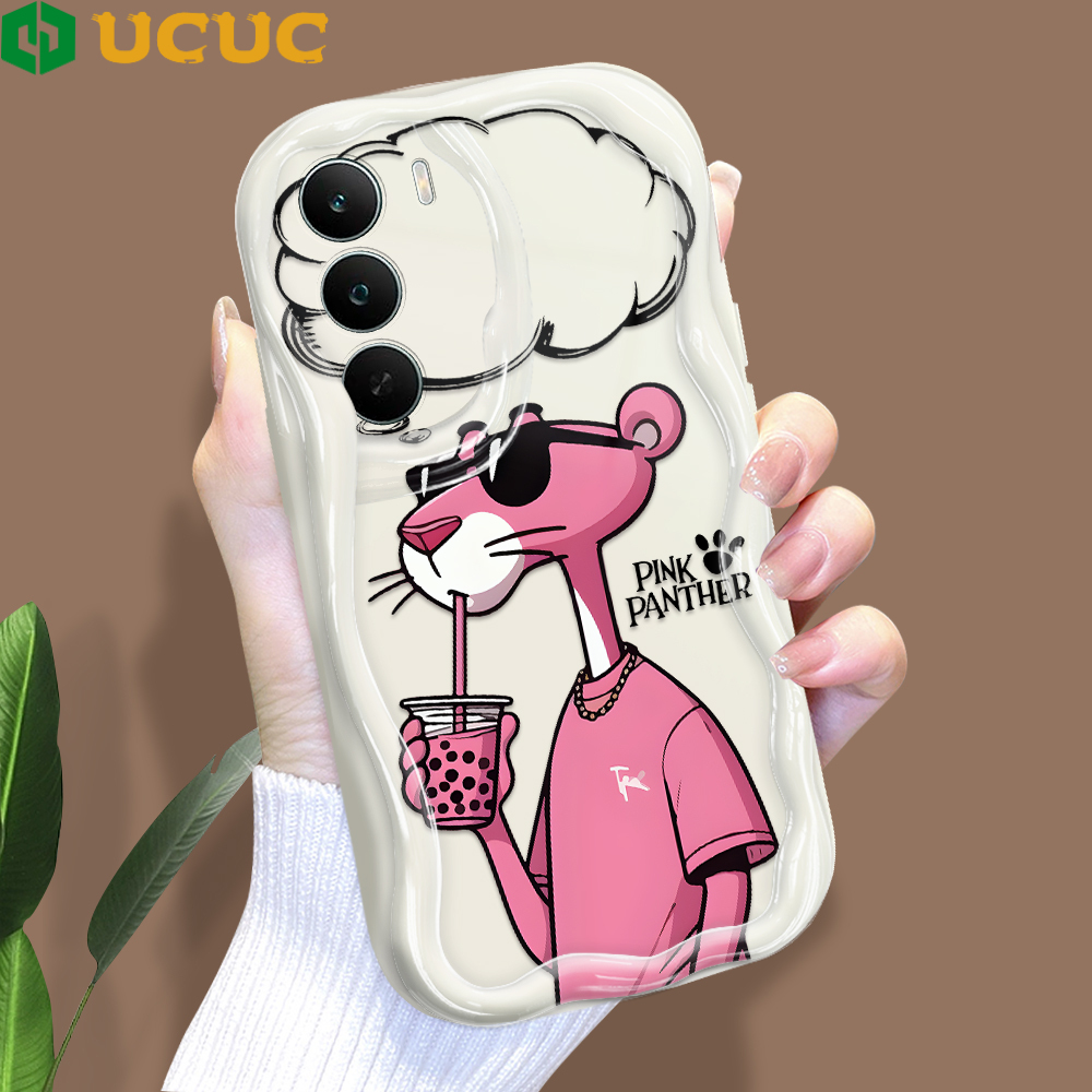UCUC%20for%20Realme%20C75%20Back%20Cover%20Pink%20Panther%20Texture%20Wavy%20Edge%20Soft%20Silicone%20Phone%20Case%20-%20Image%202