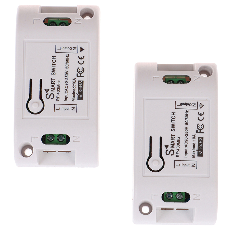 433 Mhz RF Smart Switch Wireless RF Receiver Timer Relay Phone Remote Control