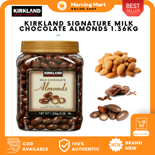 IMPORTED Kirkland Signature Milk Chocolate Covered Roasted Almonds 1