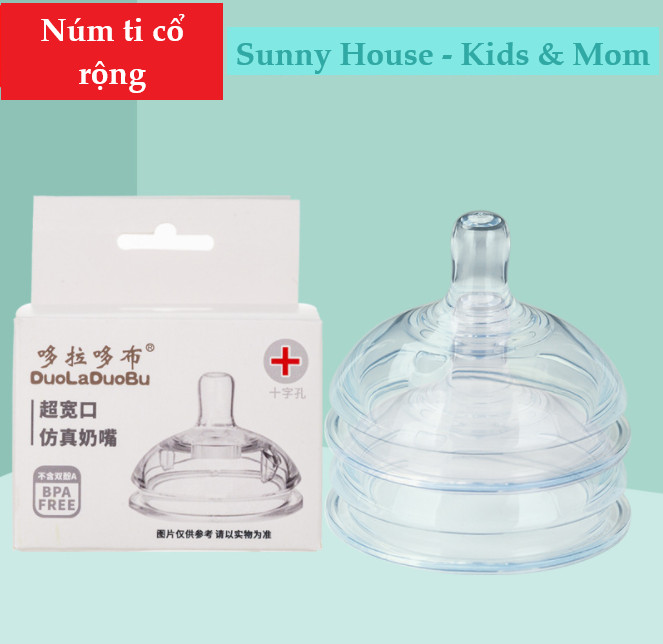 Comotomo M/L Super Soft Wide Neck Nipple