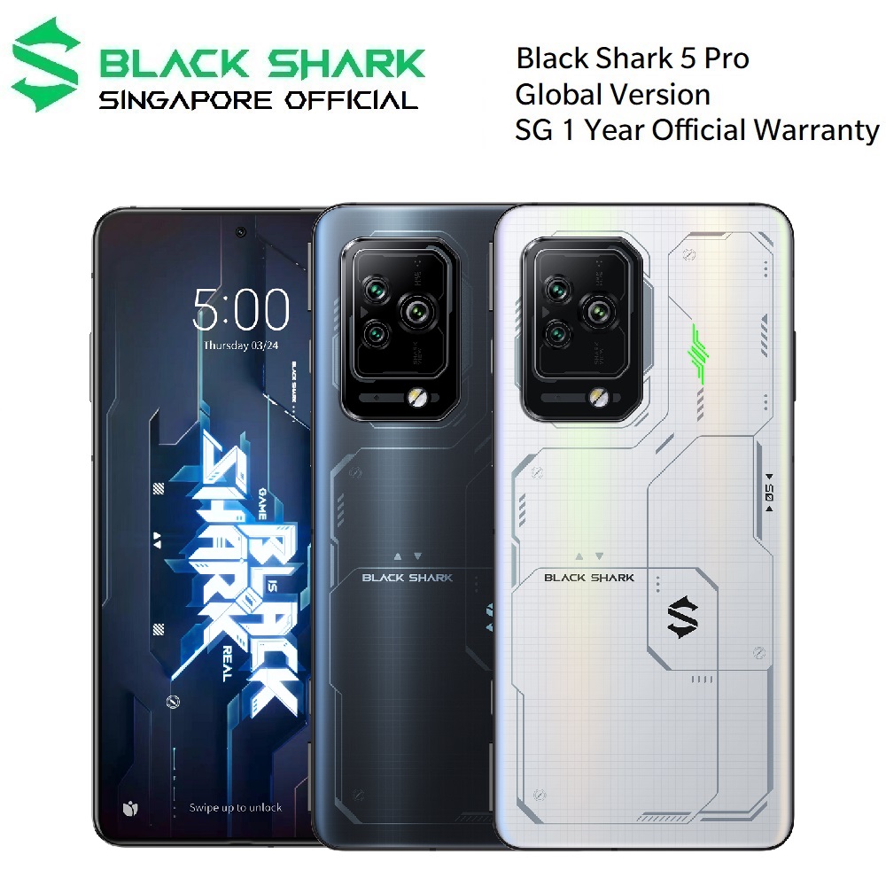 Xiaomi Black Shark 5 Pro Global Version | Original Global ROM with Google Service | One Year SG Official Warranty