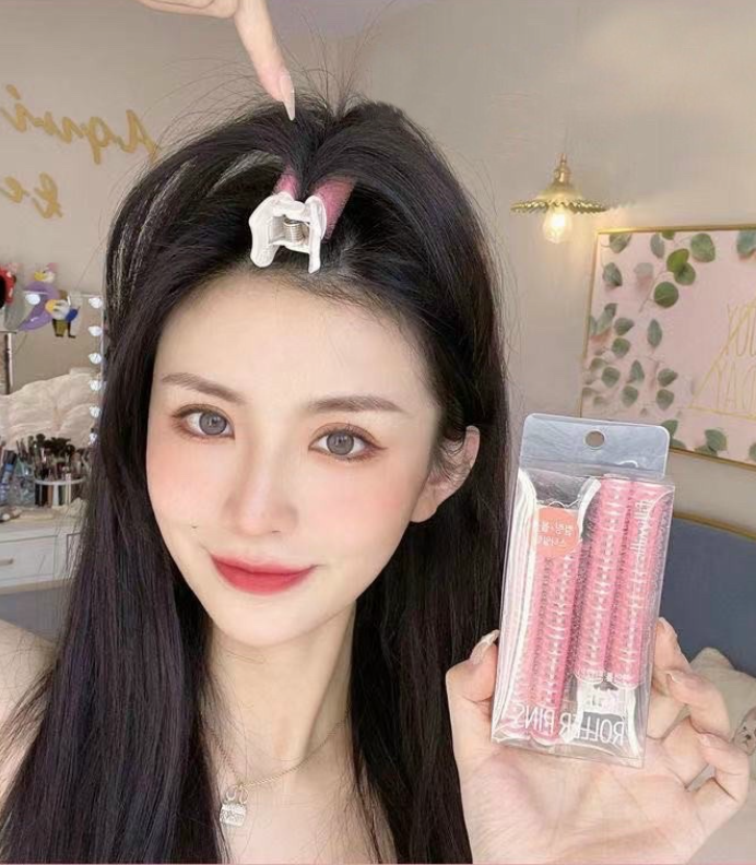 sét 2 kẹp phồng chân tóc tự dính, giúp tạo kiểu tóc, uốn tóc