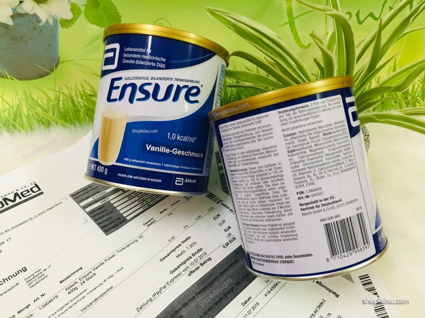 SỮA BỘT ENSURE ORIGINAL NUTRITION POWDER 400GR
