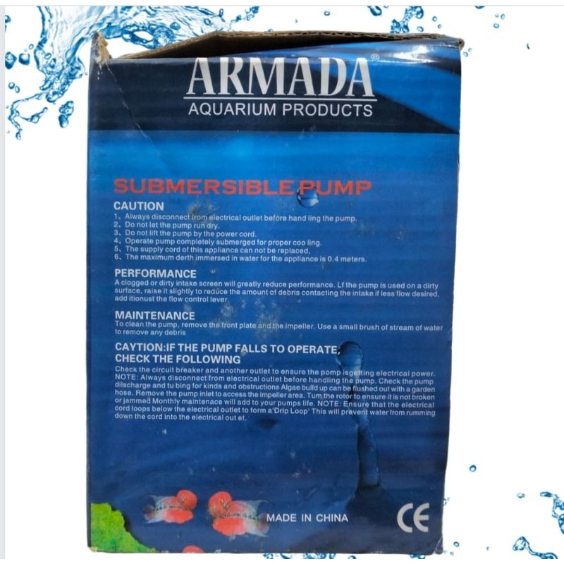 ARMADA AR 105 pompa aquarium kolam