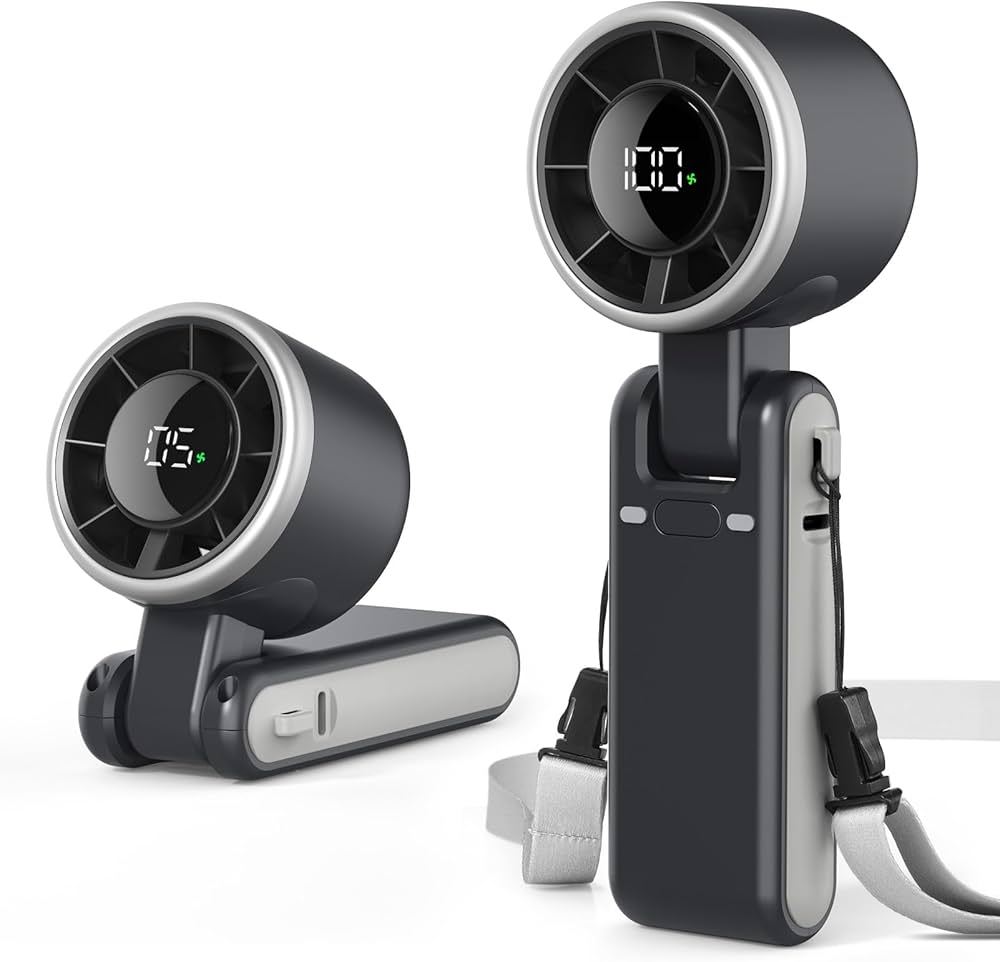 Handheld Portable Turbo Fan Powerful USB Exhaust Fan Modern Air CirculationāĨ¤ MNK Shop.