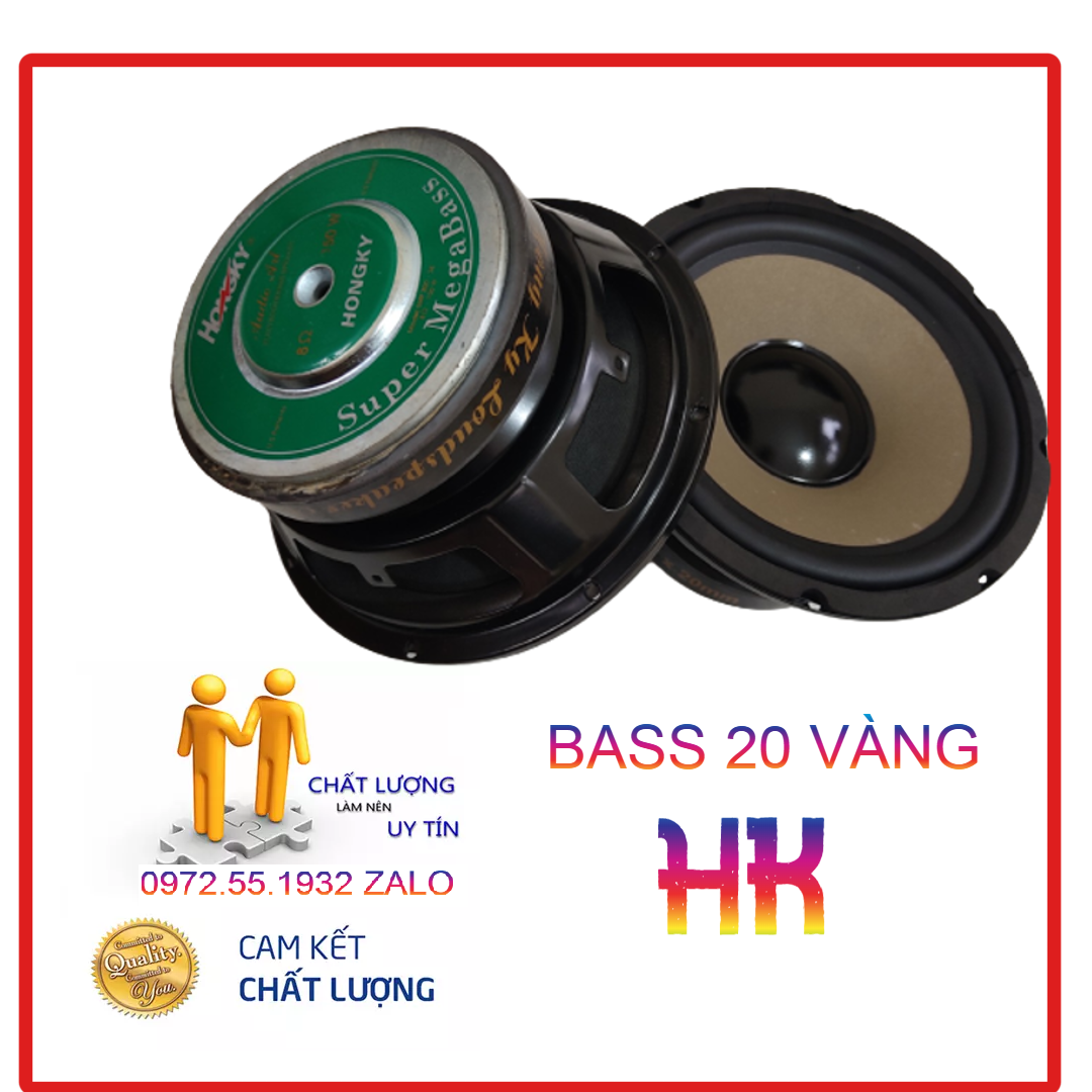 Củ loa bas 20 vàng hồng kỳ từ đại 140 -giá 2 chiếc