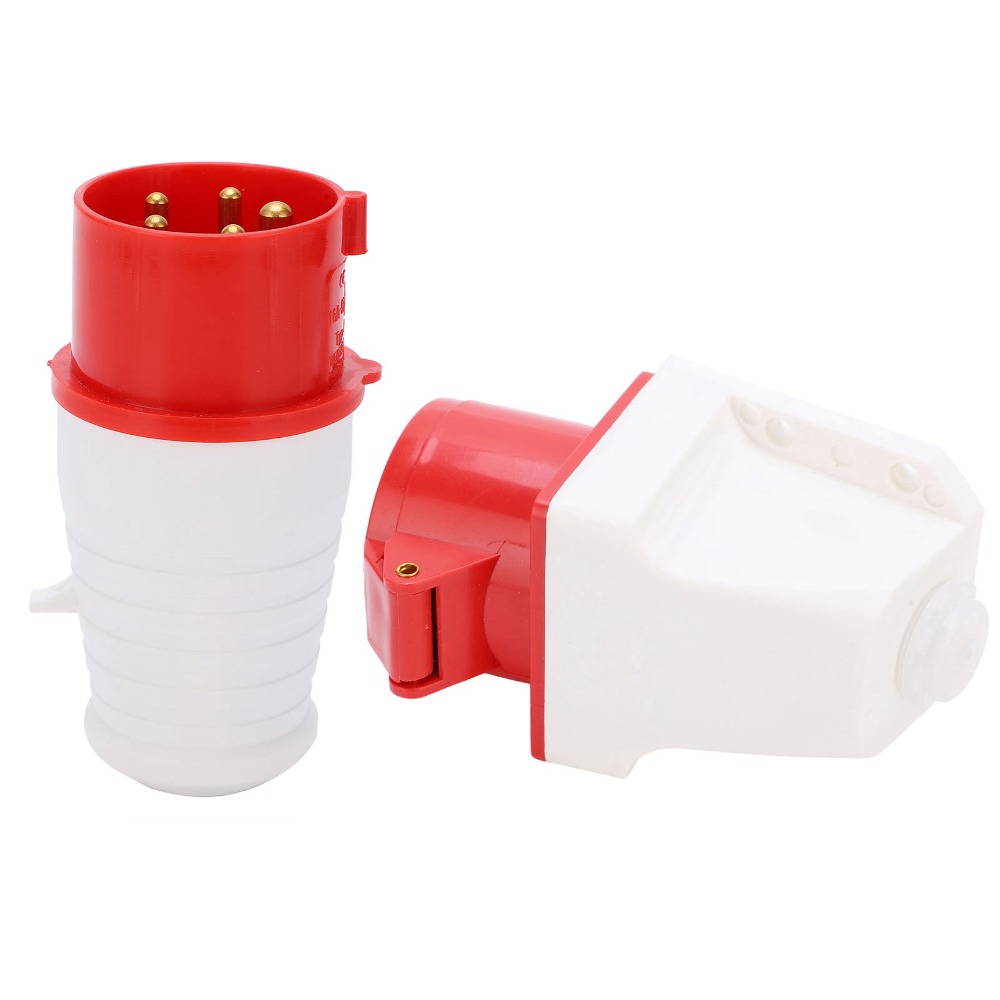 1 Set Manufacturing Plant 5Pin Industrial Plug Connector 3 Phase 16A ...