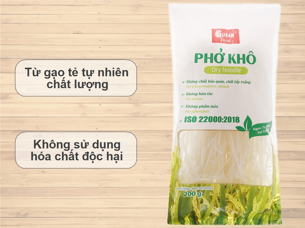 Phở khô Susan gói 200g-đồ ăn vặt