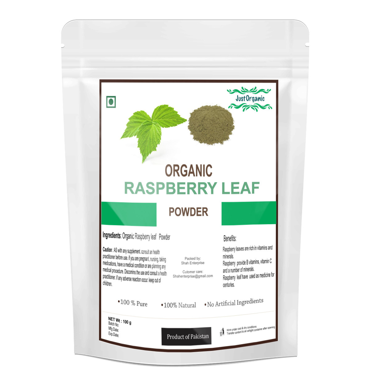 Red Raspberry Root Powder Organic Red Raspberry Leaf Powder 100 gm | Daraz.pk