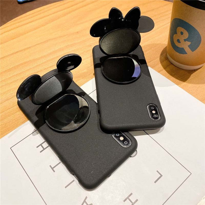 For ZTE Blade A35 A55 Case Fashionable Cartoon Mickey Mirror Dustproof Smooth For Blade A55 A35 Back Cover. 