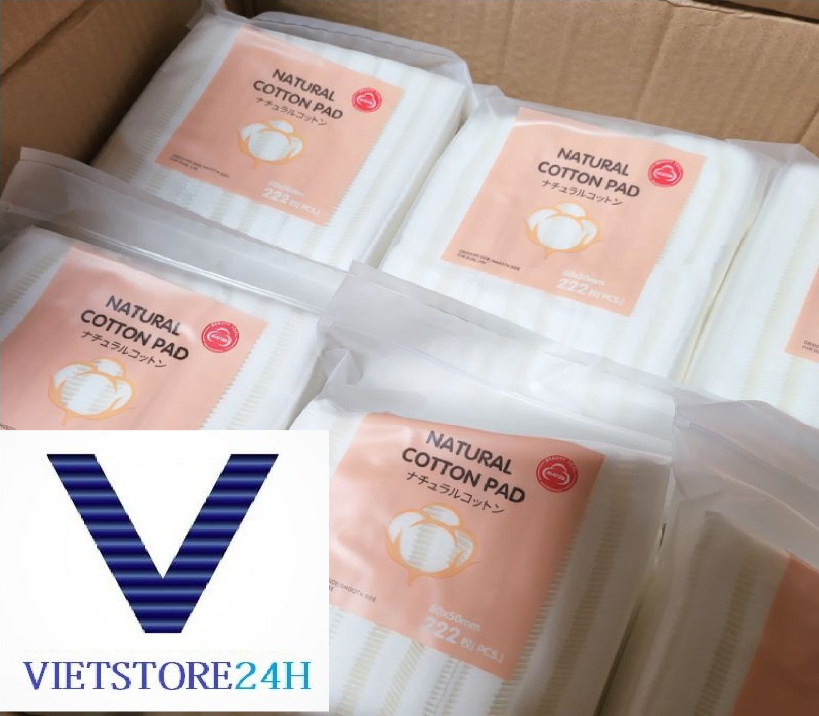 Bông Tẩy Trang NATURAL COTTON PAD