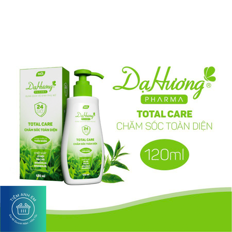 Dung dịch vệ sinh phụ nữ Dạ Hương Pharma (Chai 120ml)