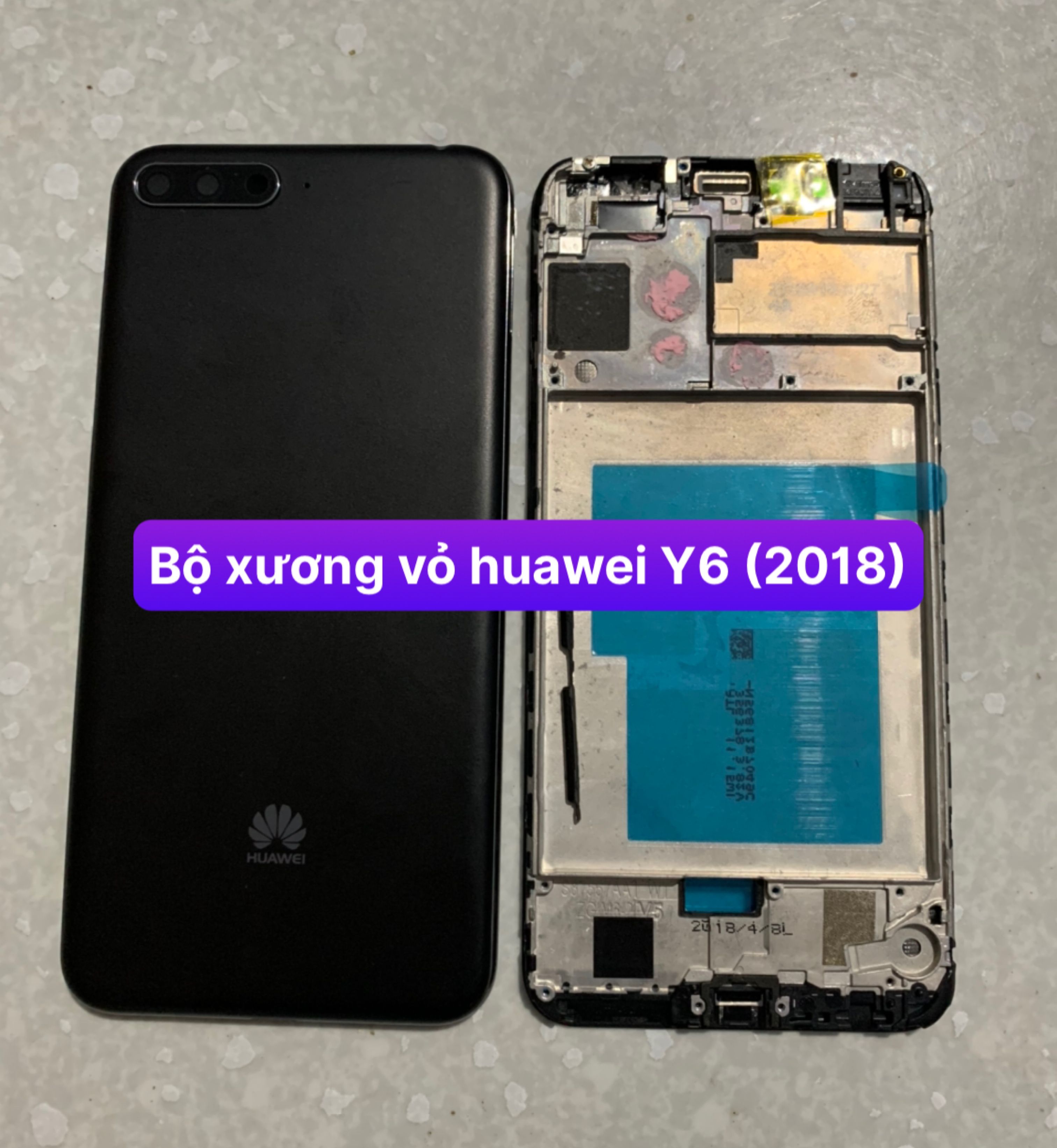 bộ xương vỏ huawei Y6 (2018)