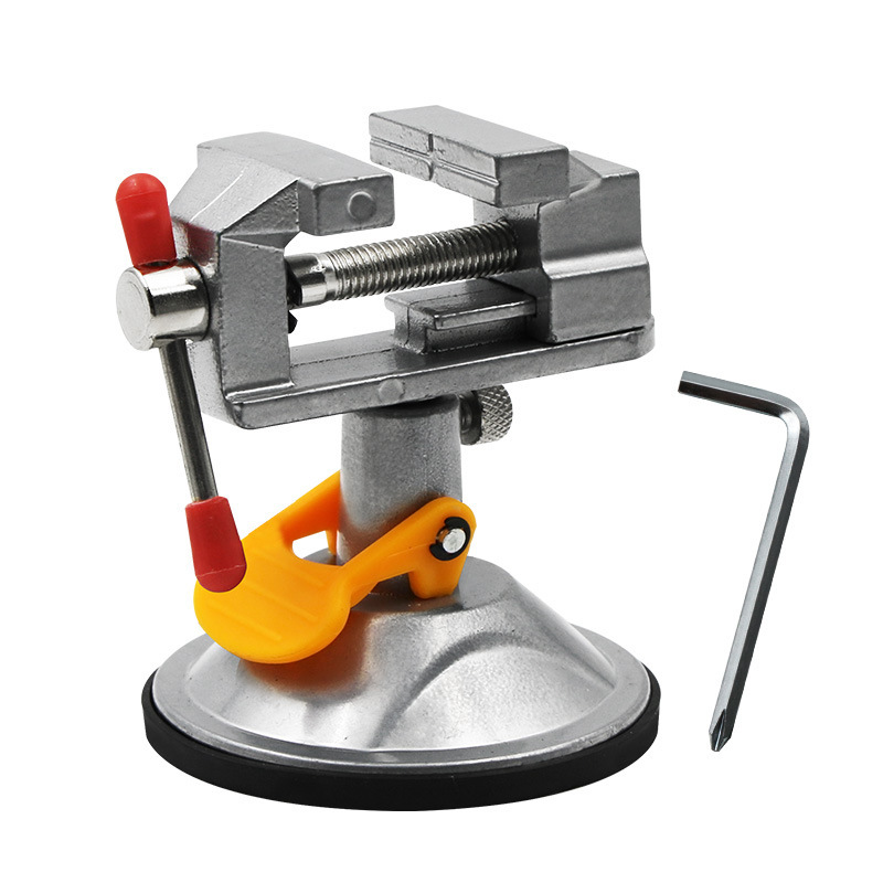 YONUO Suction cup mini vice vice 360 degree rotatable vice mini walnut clamping tool