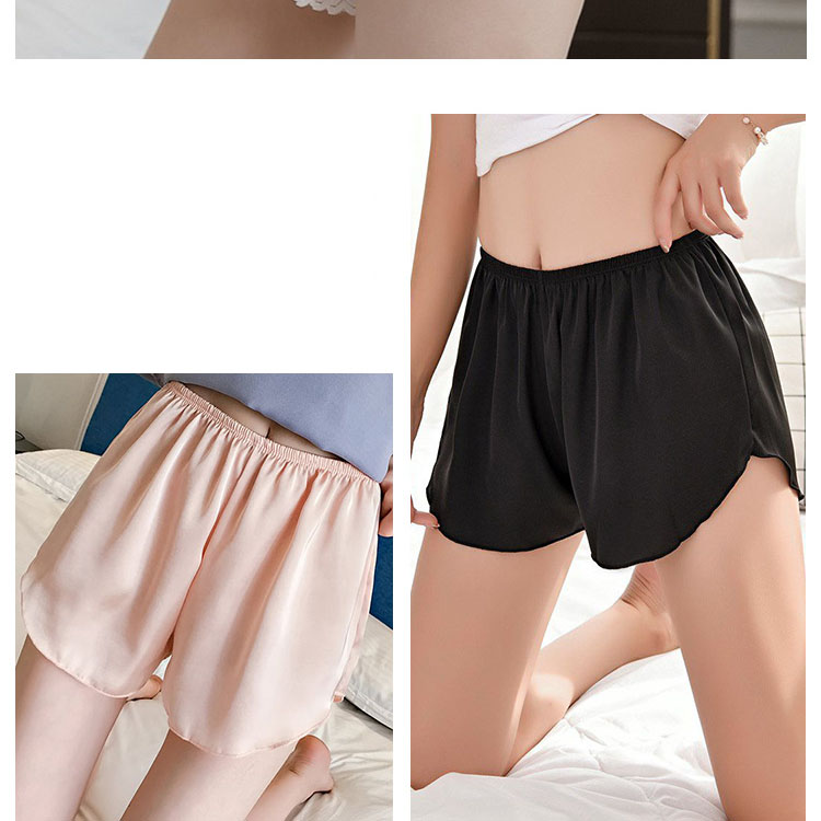 Quần đùi lụa nữ satin mát mịn đủ màu mặc mùa hè
