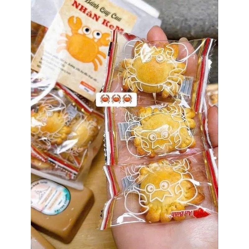 500g Bánh quy cua nhân kem bơ sữa thơm ngon