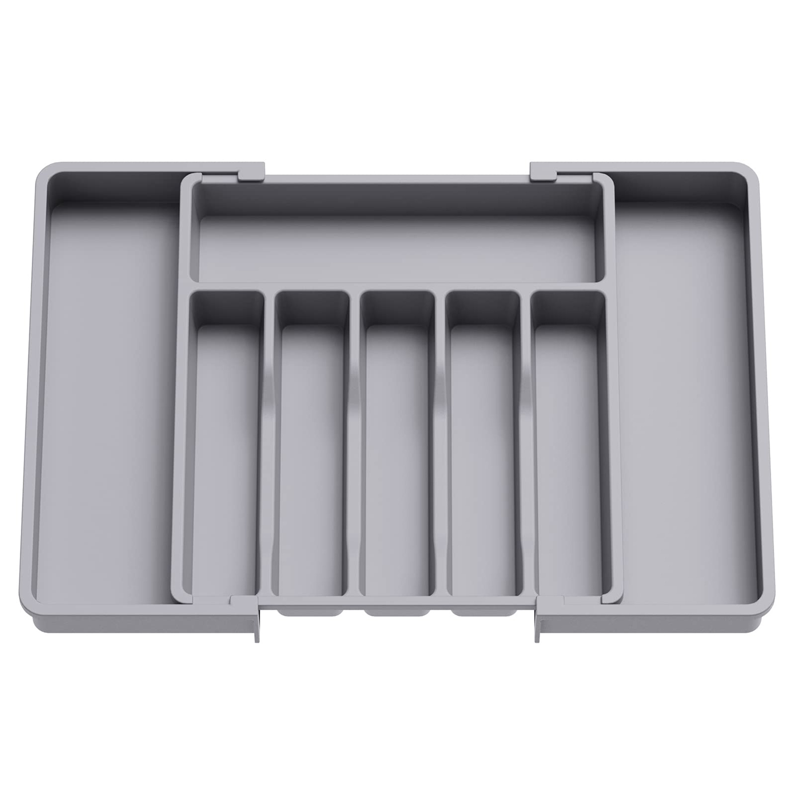 TuPAC24 Expandable Cutlery Organizer Storage Tray Organizer Adjustable Kitchen Drawer Organizer 8 Compartments for Easy Sorting less Than