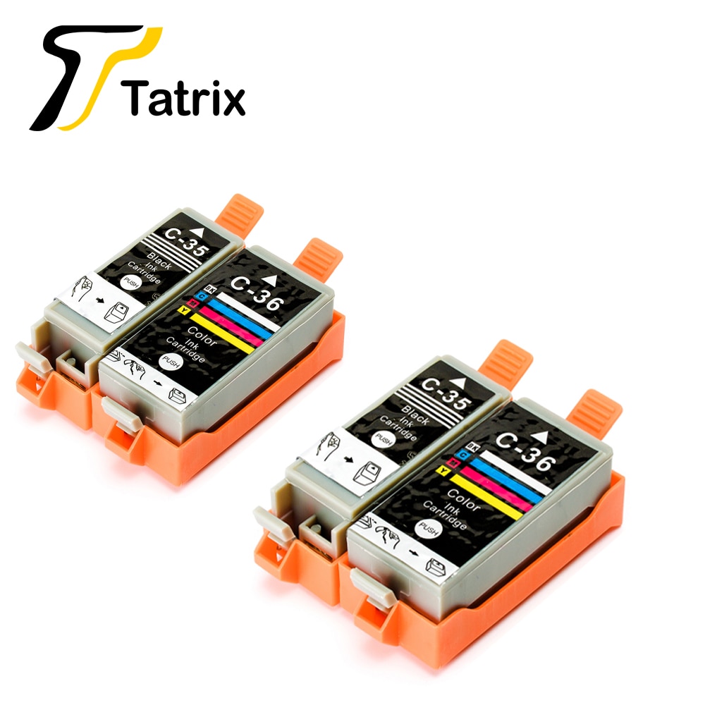 High Quality PGI-35 PGI35 CLI-36 CLI36 Color Compatible Printer Ink Cartridge For Canon PIXMA IP100 Ip110 IP100B TR150 Printer