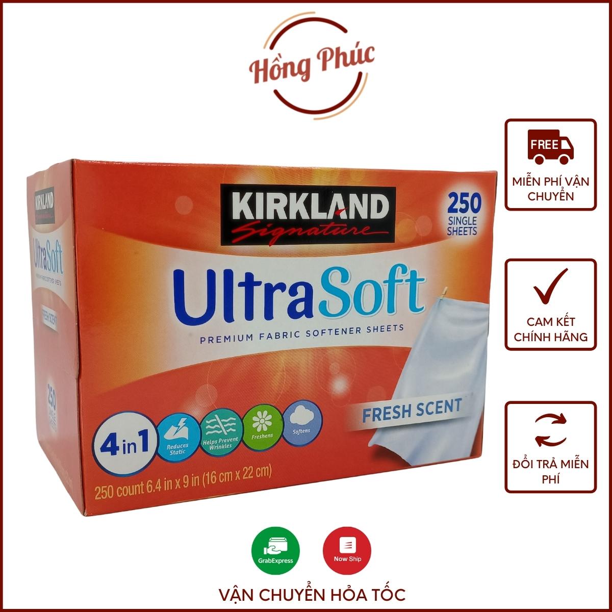 Giấy thơm Kirkland Ultra Soft hộp 250 tờ - Giấy sấy thơm, làm mềm vải thumbnail