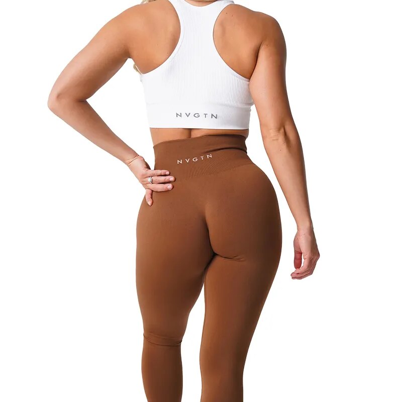 NVGTN Solid Seamless Leggings Women Soft Workout Tights Fitness