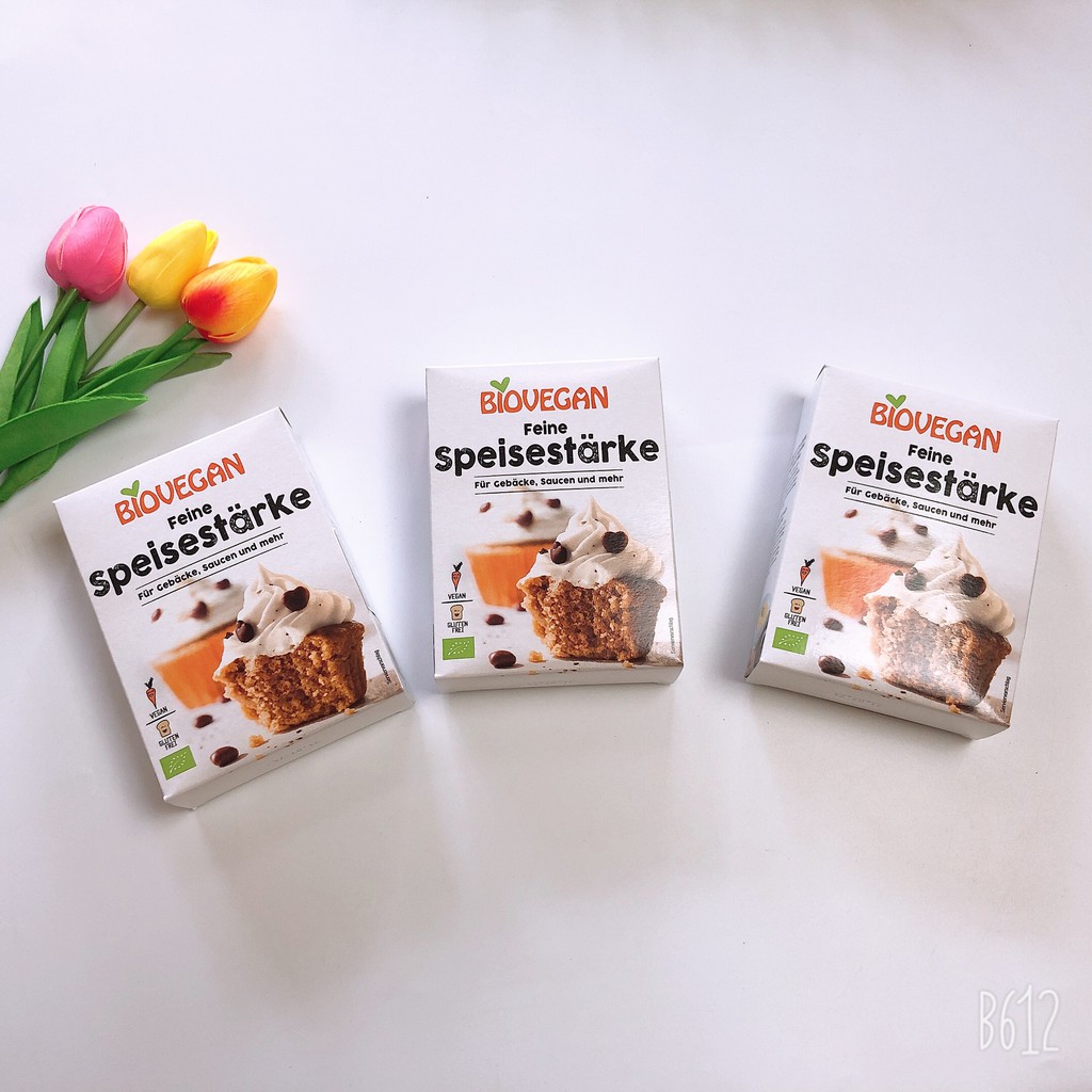 Tinh bột bắp hữu cơ biovegan làm bánh cho bé 250g