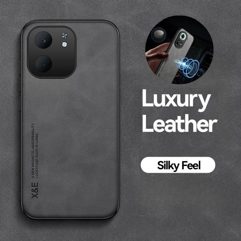 For Oppo A5X Phone case Shockproof Scrub Matte Suction Ring Soft Edge Silicone Frame Hard Clear Back Cover For Cover casing HP