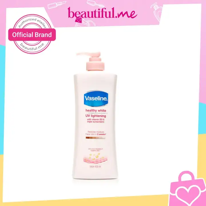 vaseline body lotion healthy white uv lightening