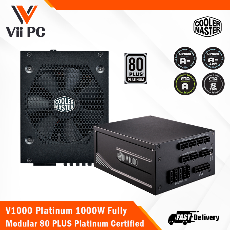 COOLER MASTER V1000 Platinum 1000W ATX 12V 80 PLUS Platinum