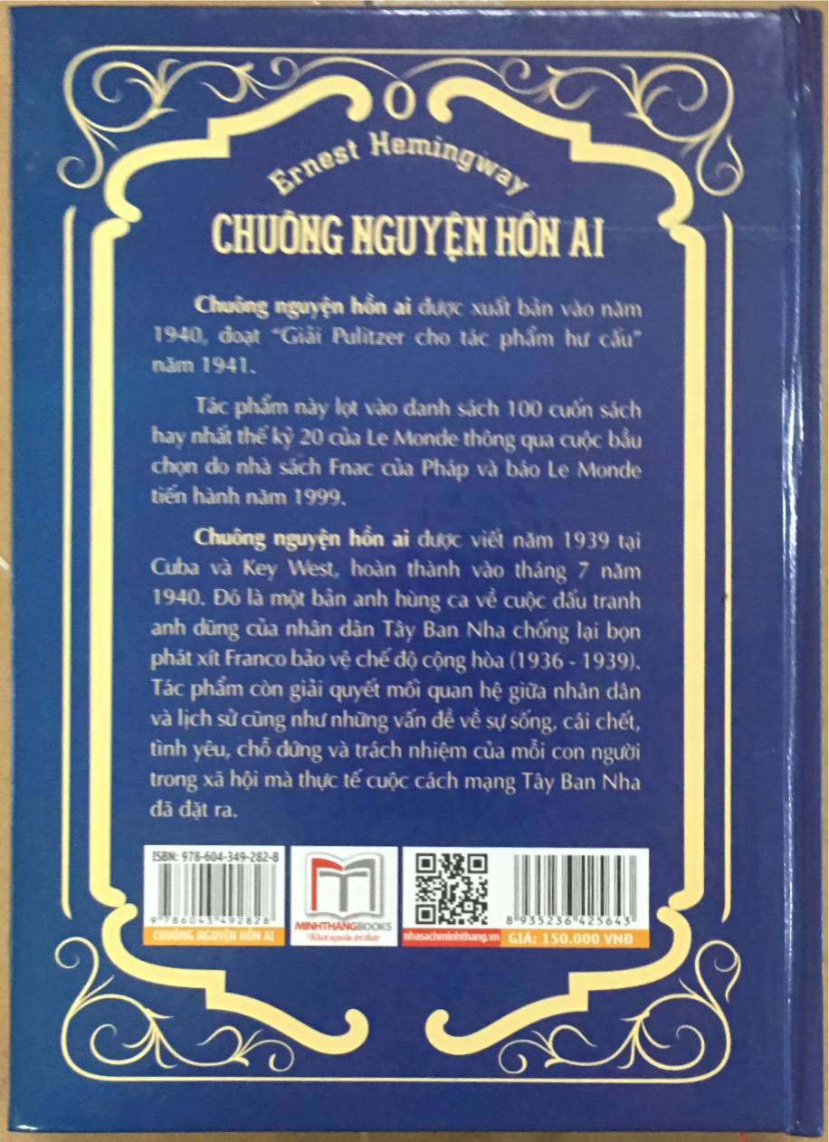 Chuông nguyện hồn ai (bìa cứng)