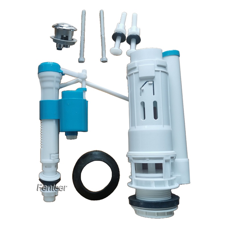 【Free Shipping】 All-In-One Cistern Toilet Kit Dual Flush Steady Performance 28cm Height - 2