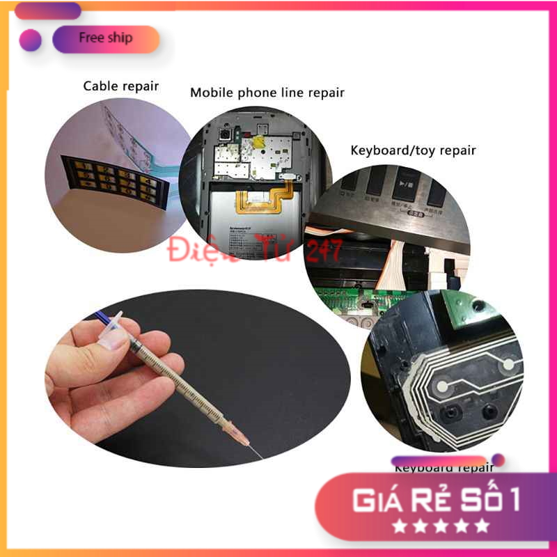 KEO BẠC DẪN ĐIỆN 0.5ML 1 xi lanh