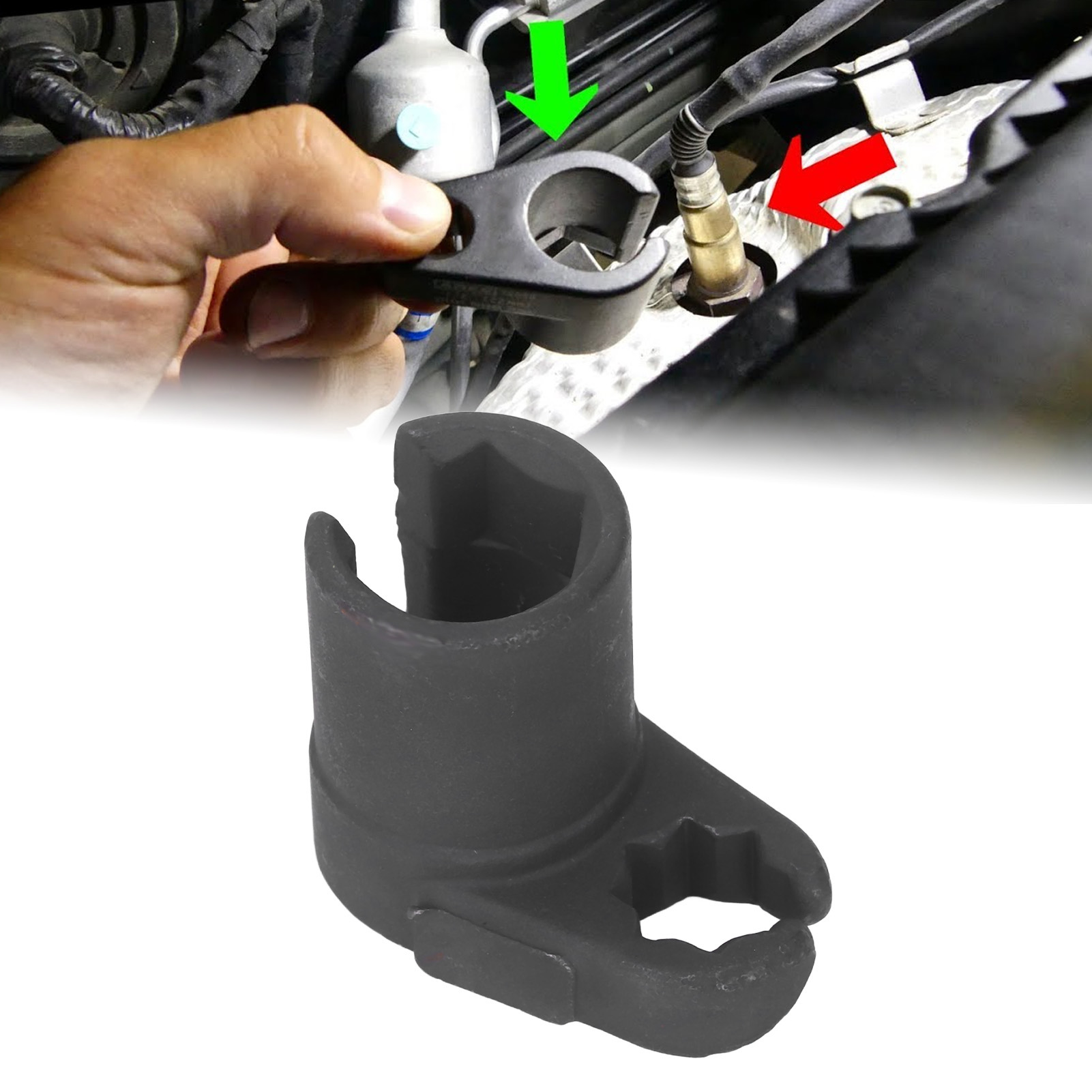 Oxygen Sensor Socket Oxygen Sensor Sleeve Removal Crowfoot High Strength Cr Mo Steel for Car