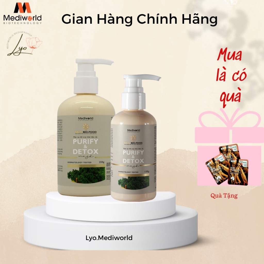 Mặt nạ thải độc bio Purify & Detox Mask Mediworld - LYO
